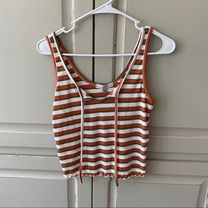 gaze rainbow striped tank s